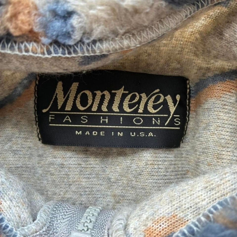 Vintage 70's/80's AOP Aztec style fleece jacket - Picture 2 of 4